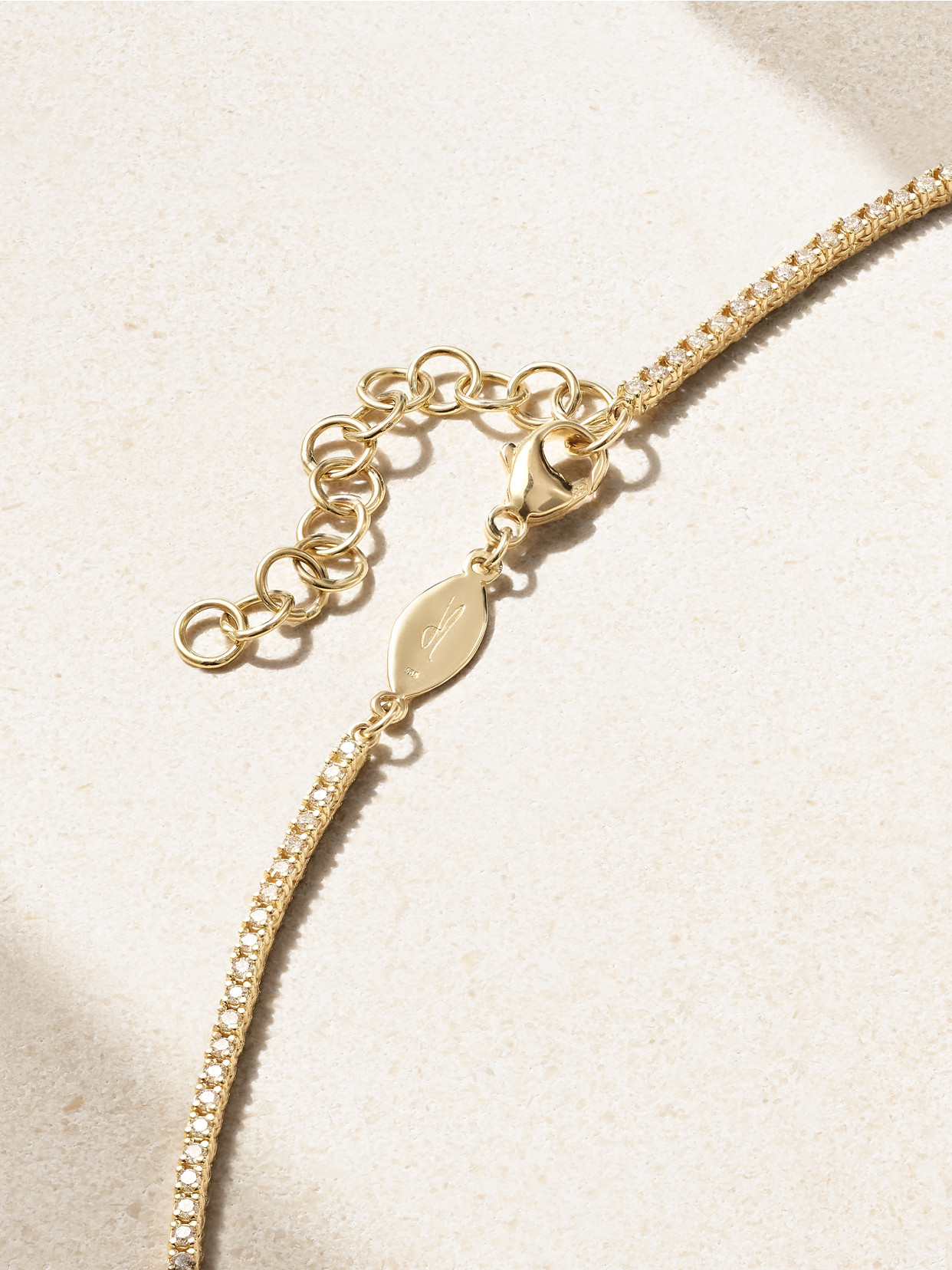 Jacquie Aiche Shaker 14-karat Gold Multi-stone Necklace In Gold