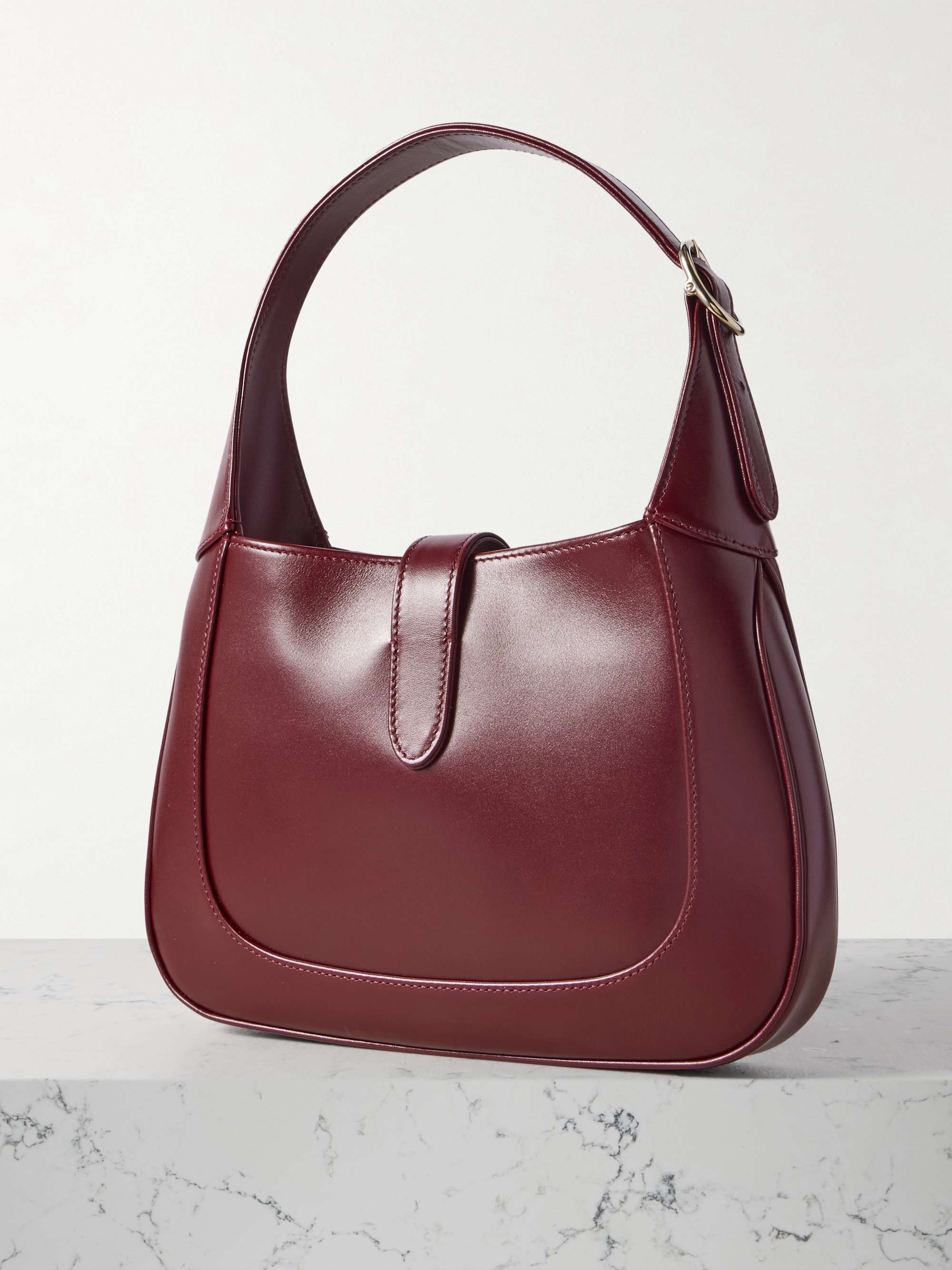 Jackie 1961 leather shoulder bag - burgundy - One Size