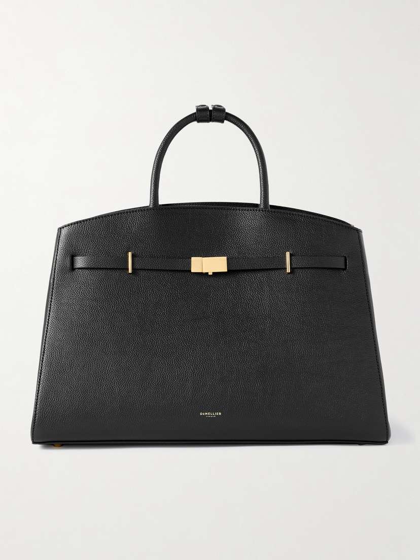 DeMellier The Hudson Small Textured-leather Tote