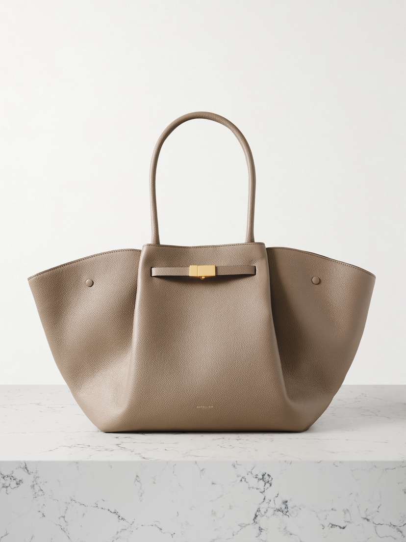 DeMellier The New York Small Textured-leather Tote