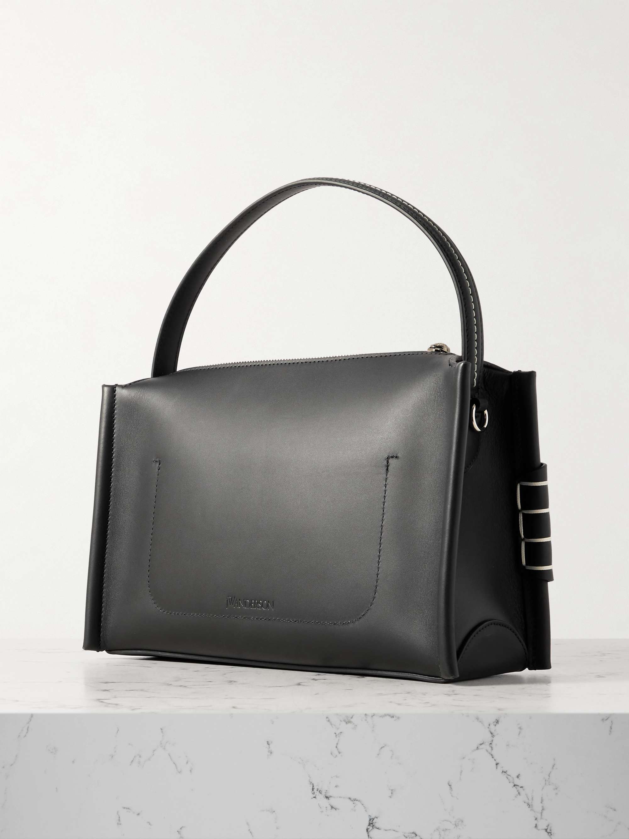 Loafer embroidered leather shoulder bag JW ANDERSON pour
