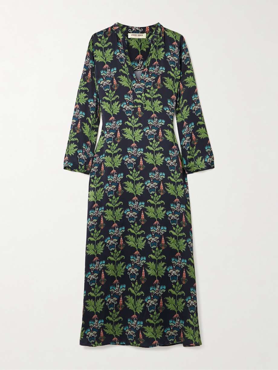 silk-satin kaftan