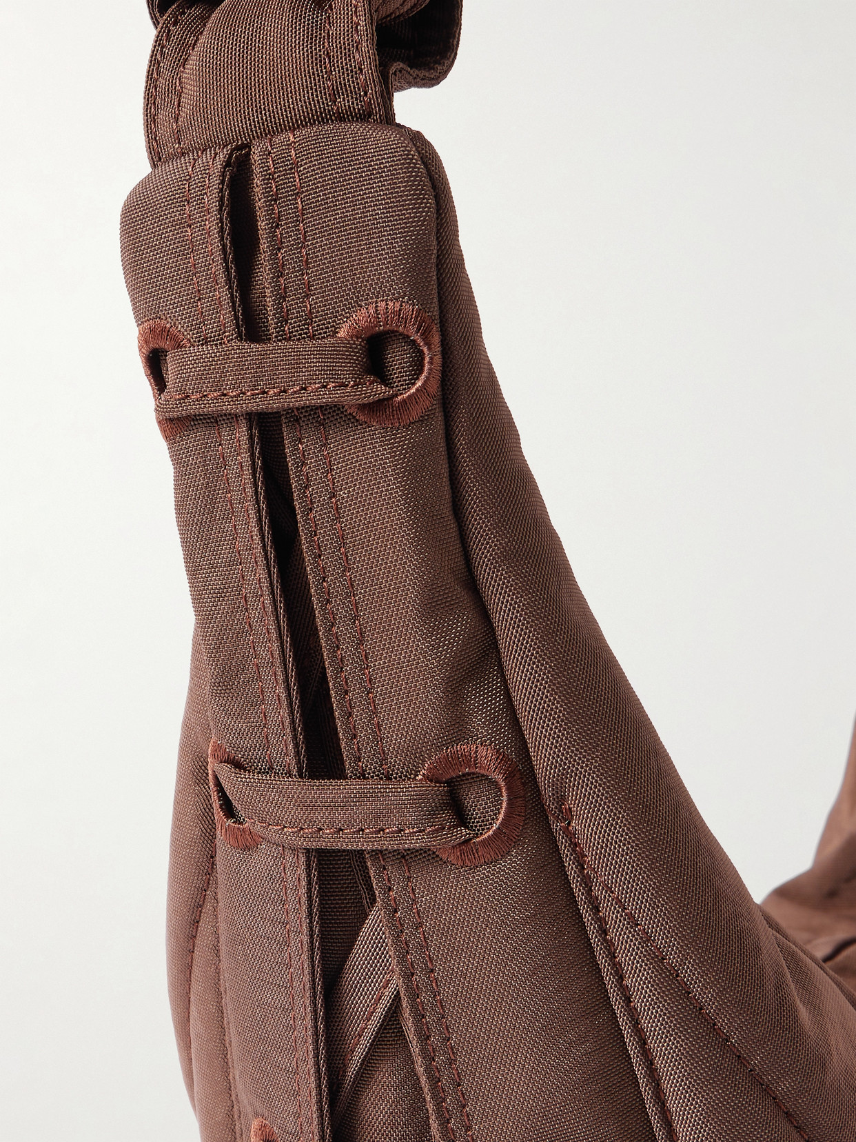 Lemaire Ssense Exclusive Brown Small Soft Game Bag In Brown
