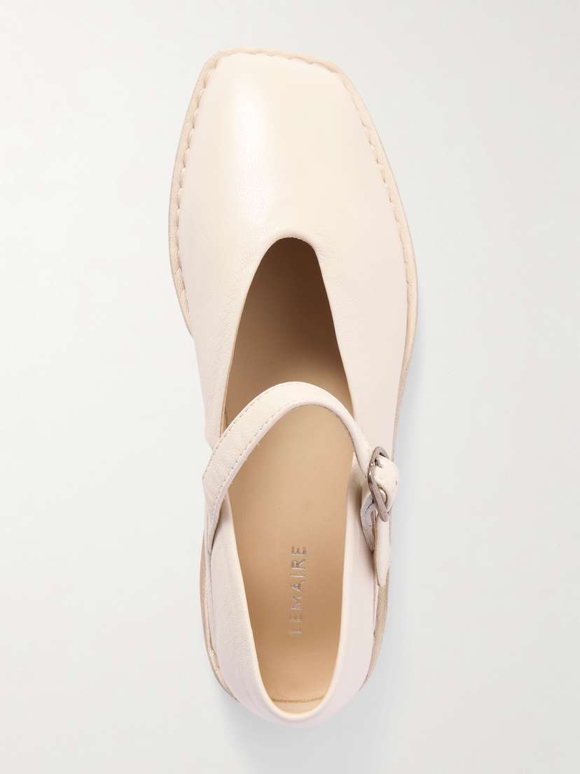Lemaire Leather Ballet Flats