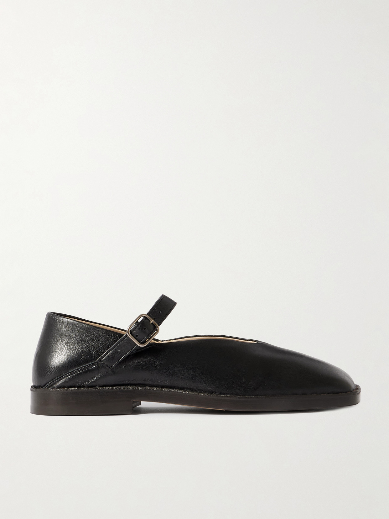 Lemaire Flat Ballerinas In Black