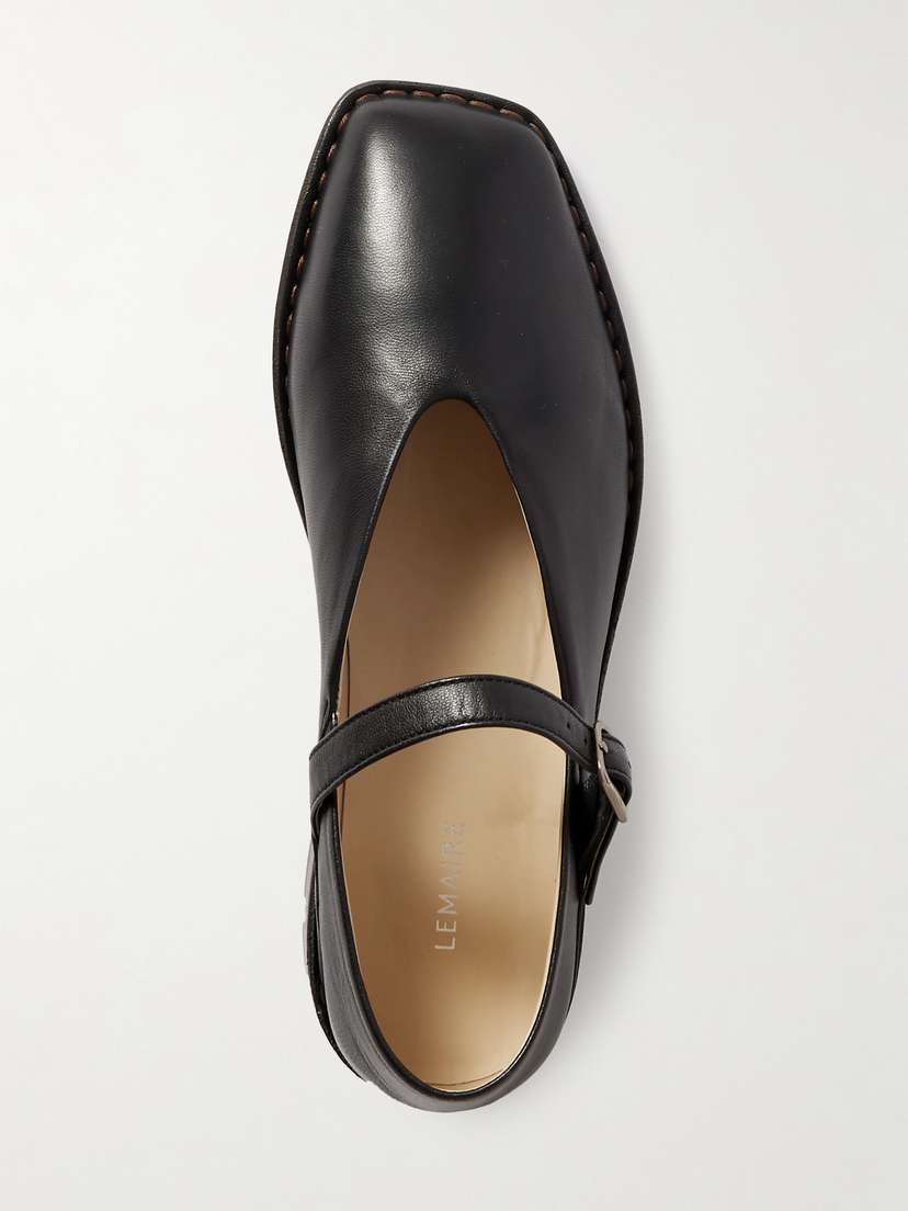 Lemaire Leather Ballet Flats