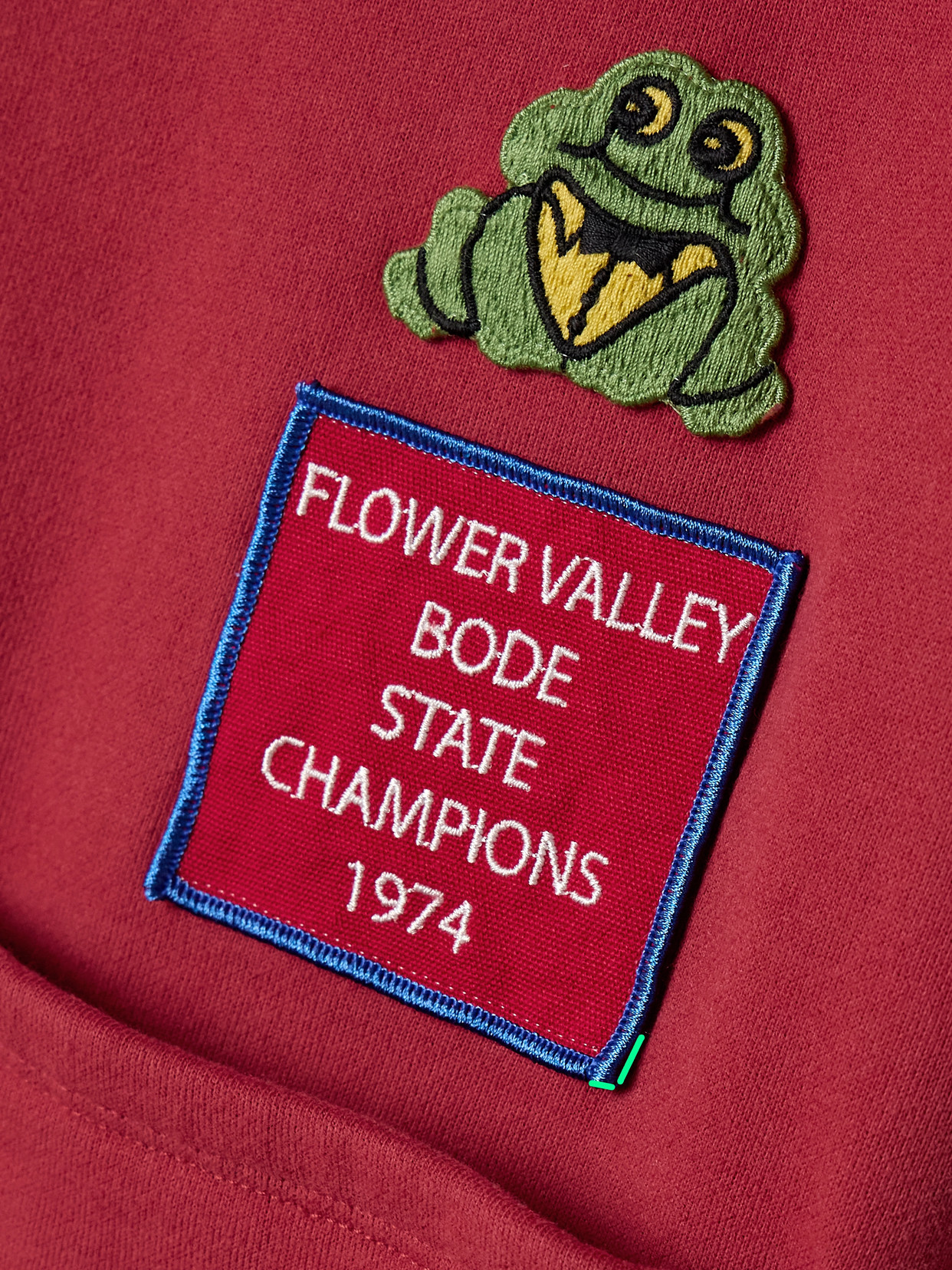 Bode Camper Hoodie In Red
