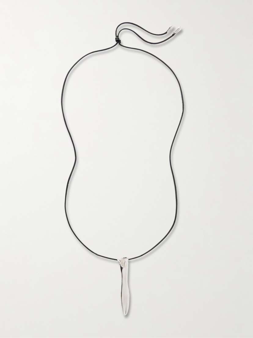 Sophie Buhai Vessel Silver And Cord Necklace