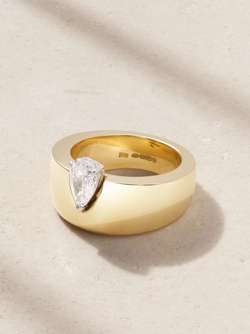 Nikos Koulis 18-karat Gold Diamond Ring
