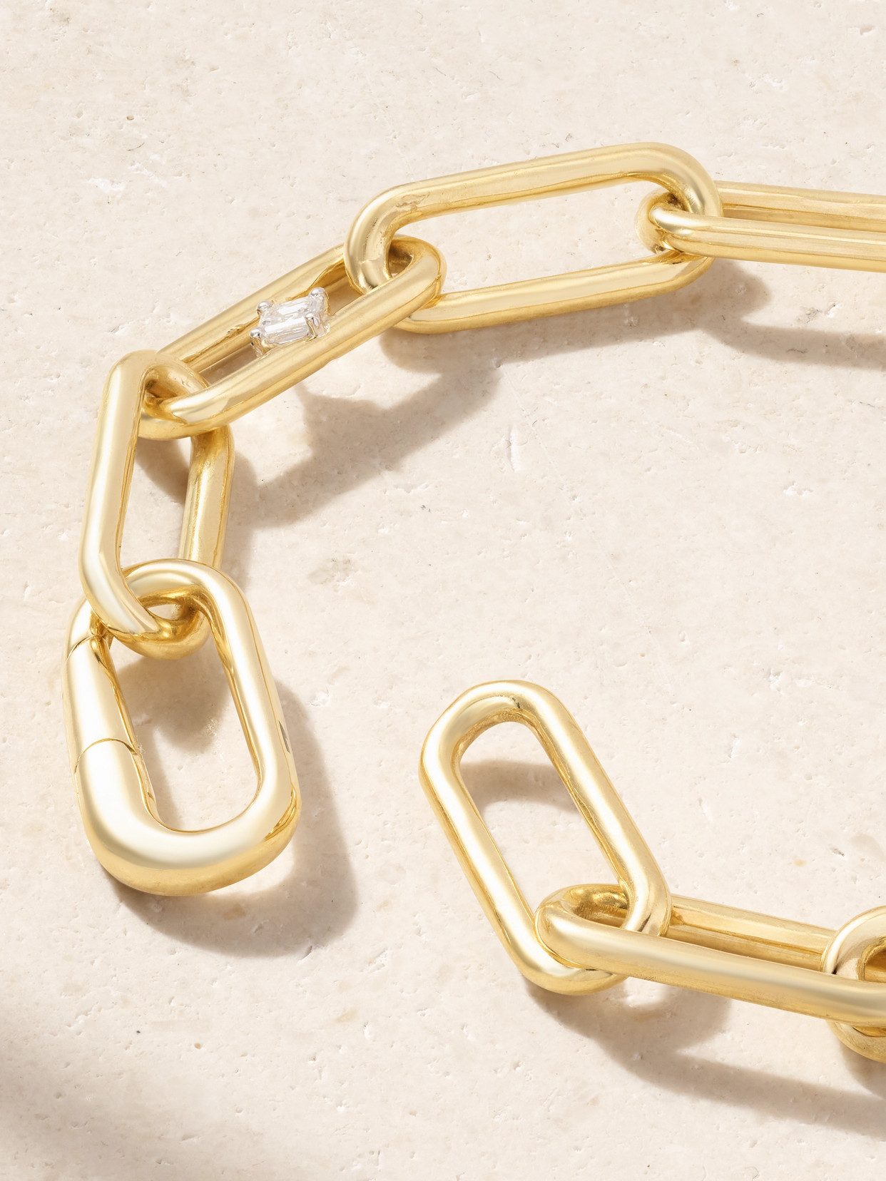 Nikos Koulis 18-karat Yellow And White Gold Diamond Bracelet In Gold