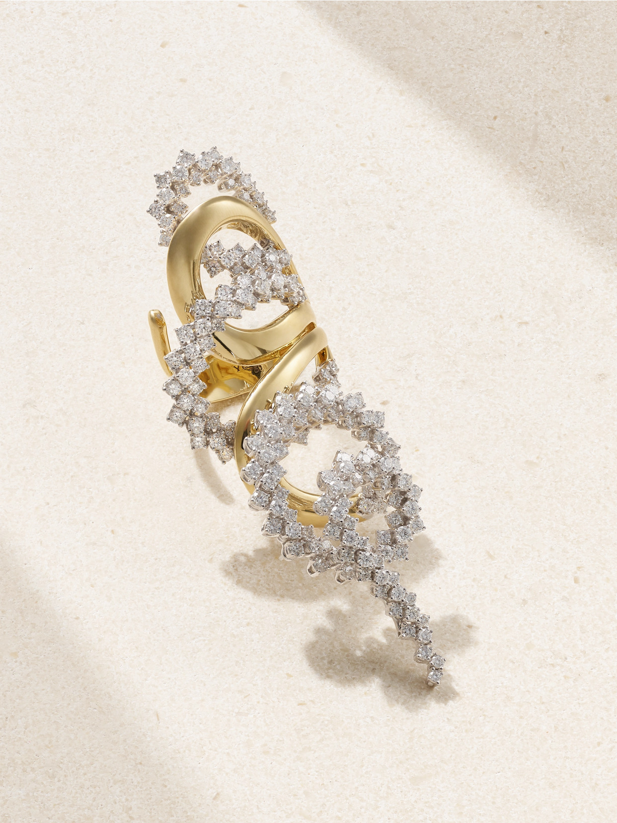 Yeprem Golden Strada 18-karat White And Yellow Gold Diamond Ring