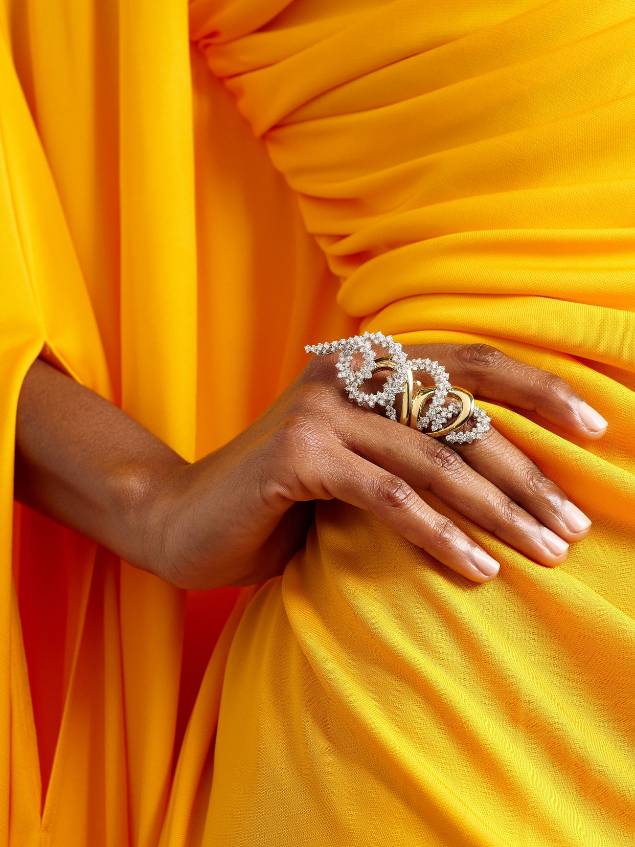 Yeprem Golden Strada 18-karat White And Yellow Gold Diamond Ring
