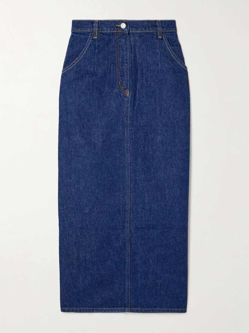 Magda Butrym Denim Midi Skirt