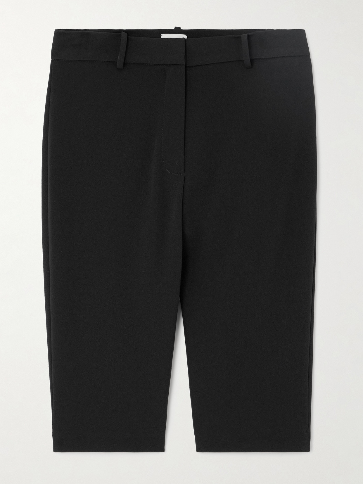 Magda Butrym Cropped Crepe Slim-leg Pants In Black