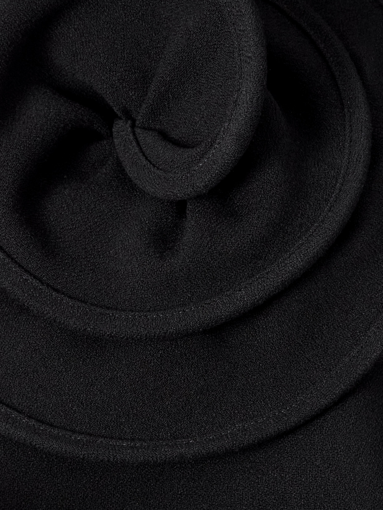 Magda Butrym Open-back Crepe Mini Dress In Black