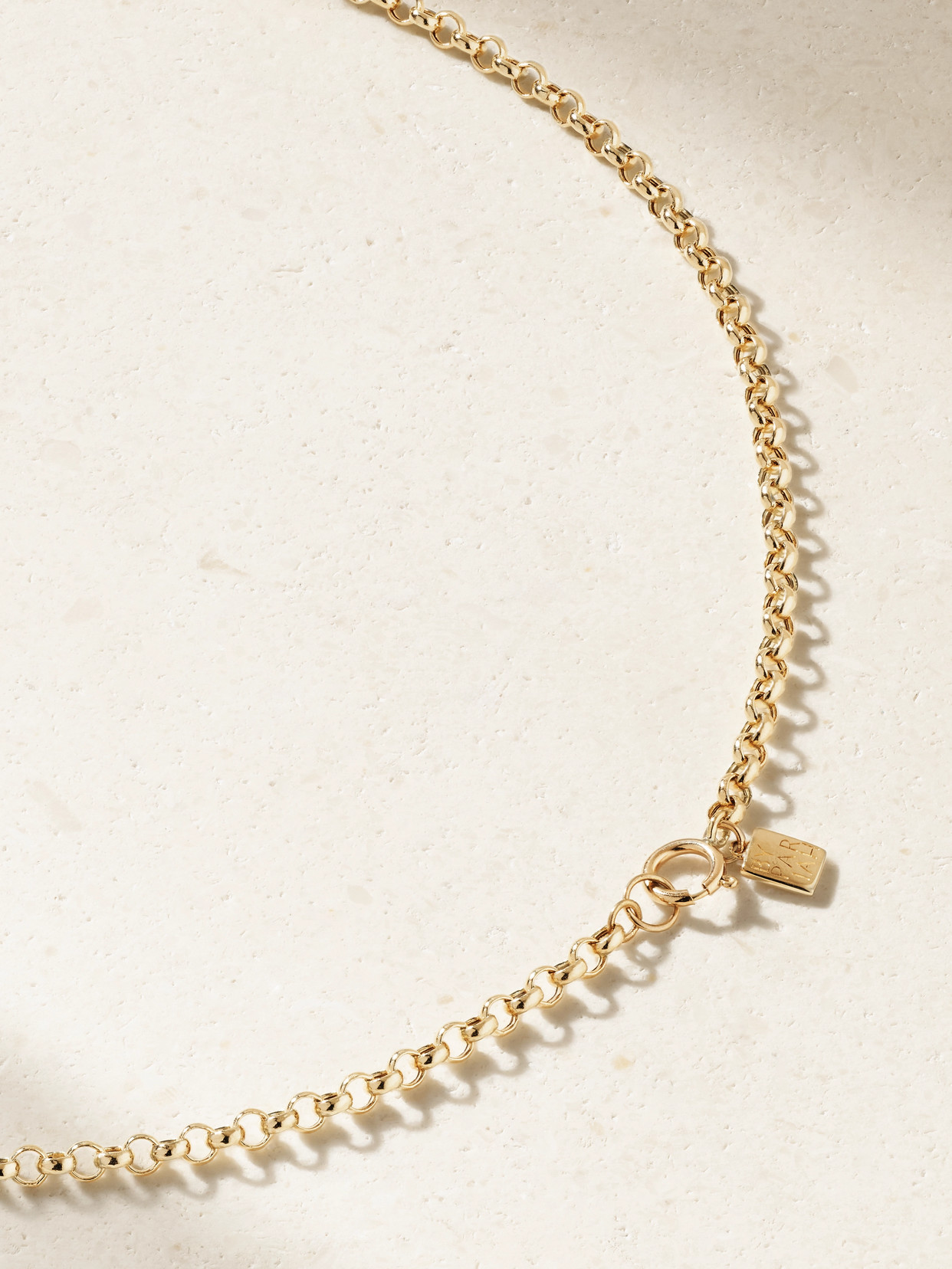 BY PARIAH STICKS AND STONES 14-KARAT RECYCLED GOLD DIAMOND NECKLACE