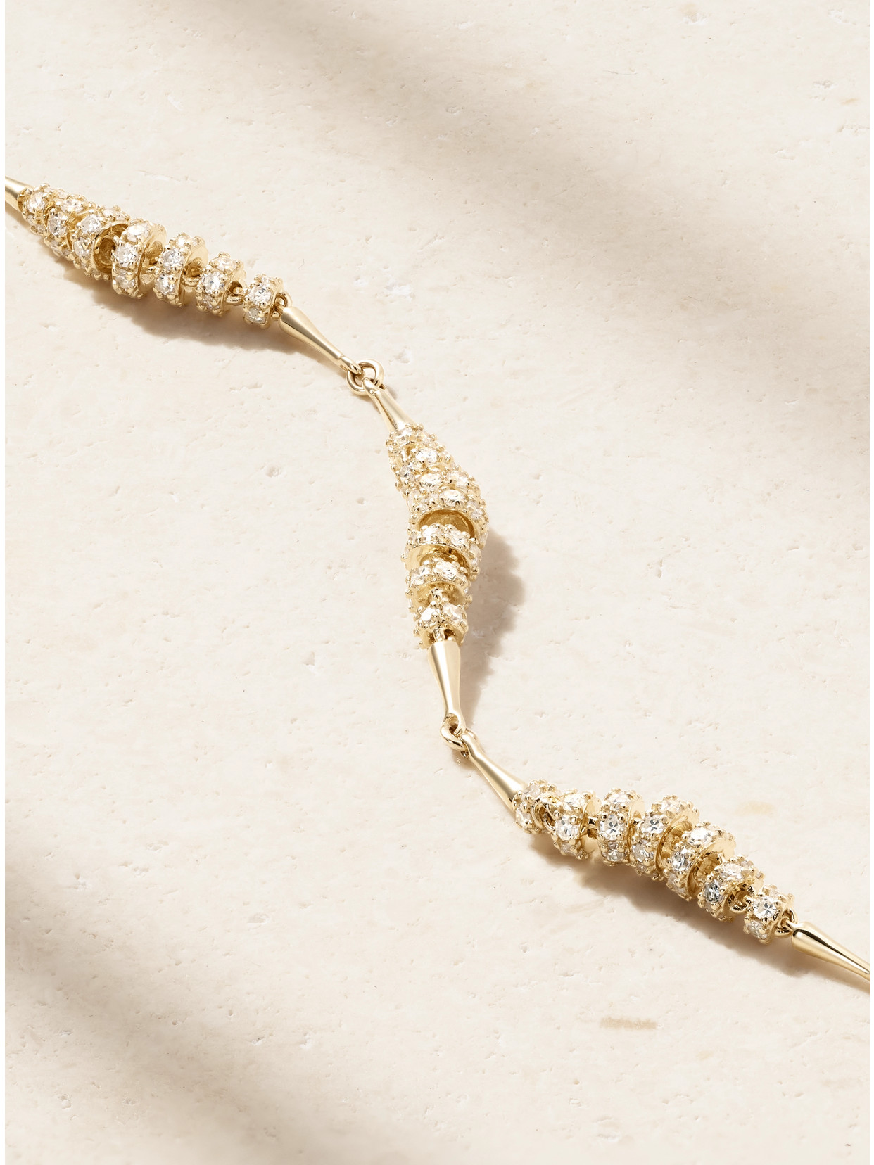 By Pariah Helix 14-karat Recycled Gold Diamond Bracelet In Gold