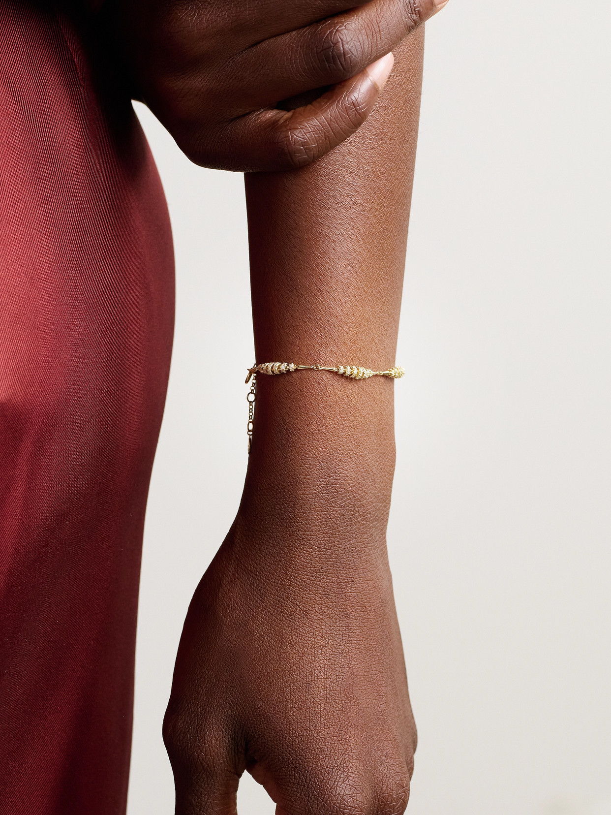 By Pariah Helix 14-karat Recycled Gold Diamond Bracelet In Gold