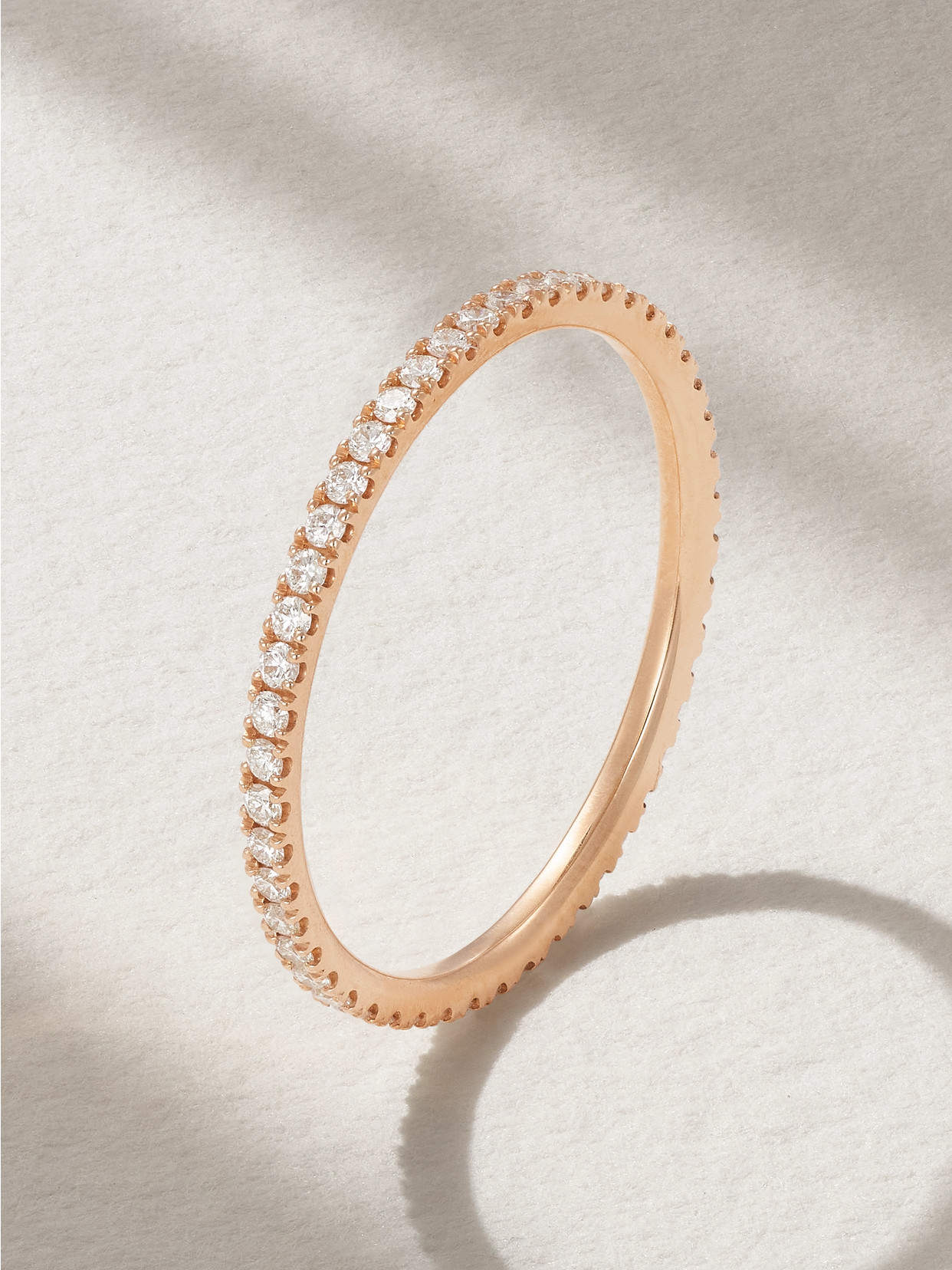 Messika Gatsby 18-karat Rose Gold Diamond Ring