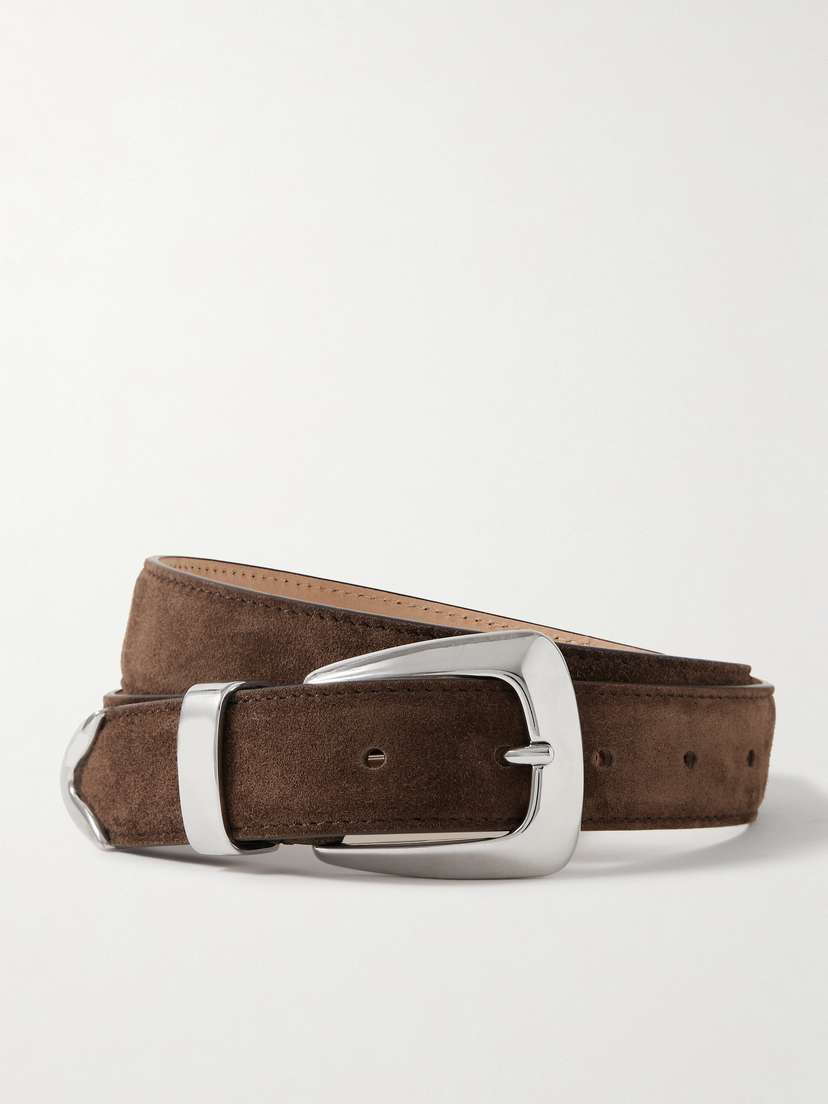 Khaite Benny Suede Belt