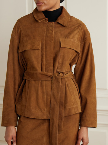 NOUR HAMMOUR Tilda suede jacket