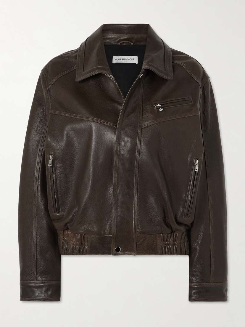 Nour Hammour Clint Leather Jacket