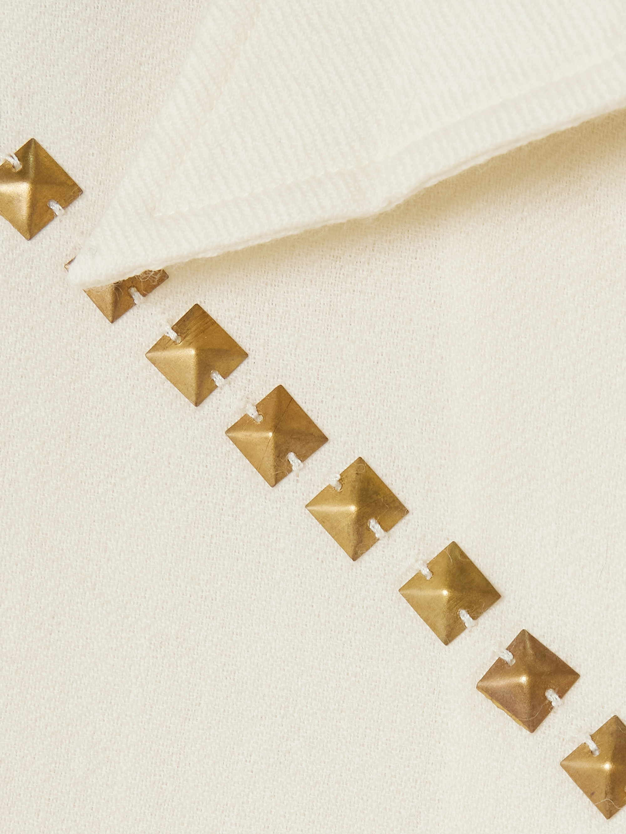 Alix Of Bohemia Stevie studded wool-twill shirt thumbnail