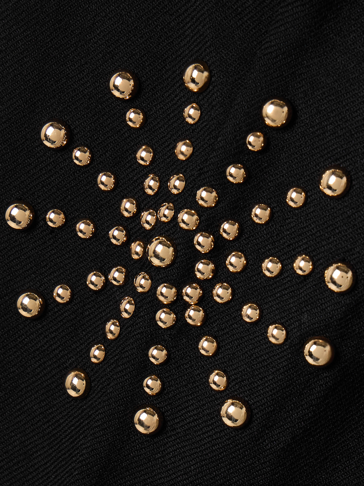 Alix Of Bohemia Charlie Casino Studded Wool-twill Flared Pants In Black