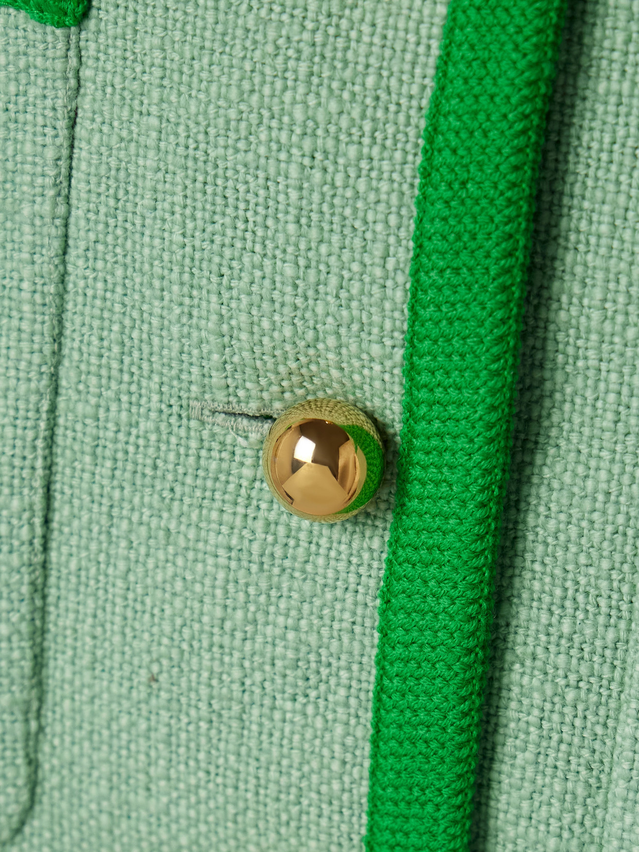 Alix Of Bohemia Dorian Cropped Cotton-canvas Jacket In Green