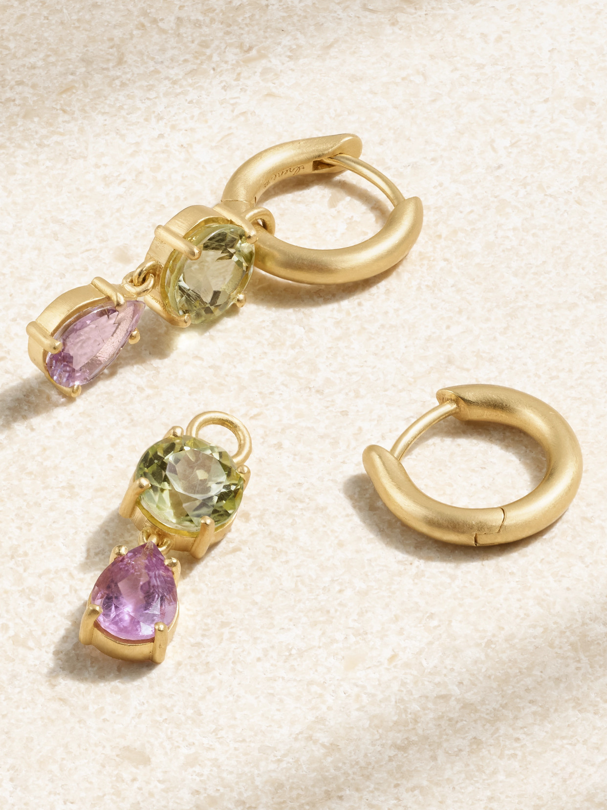 Irene Neuwirth Gemmy Gem 18-karat Gold Tourmaline Earrings In Gold