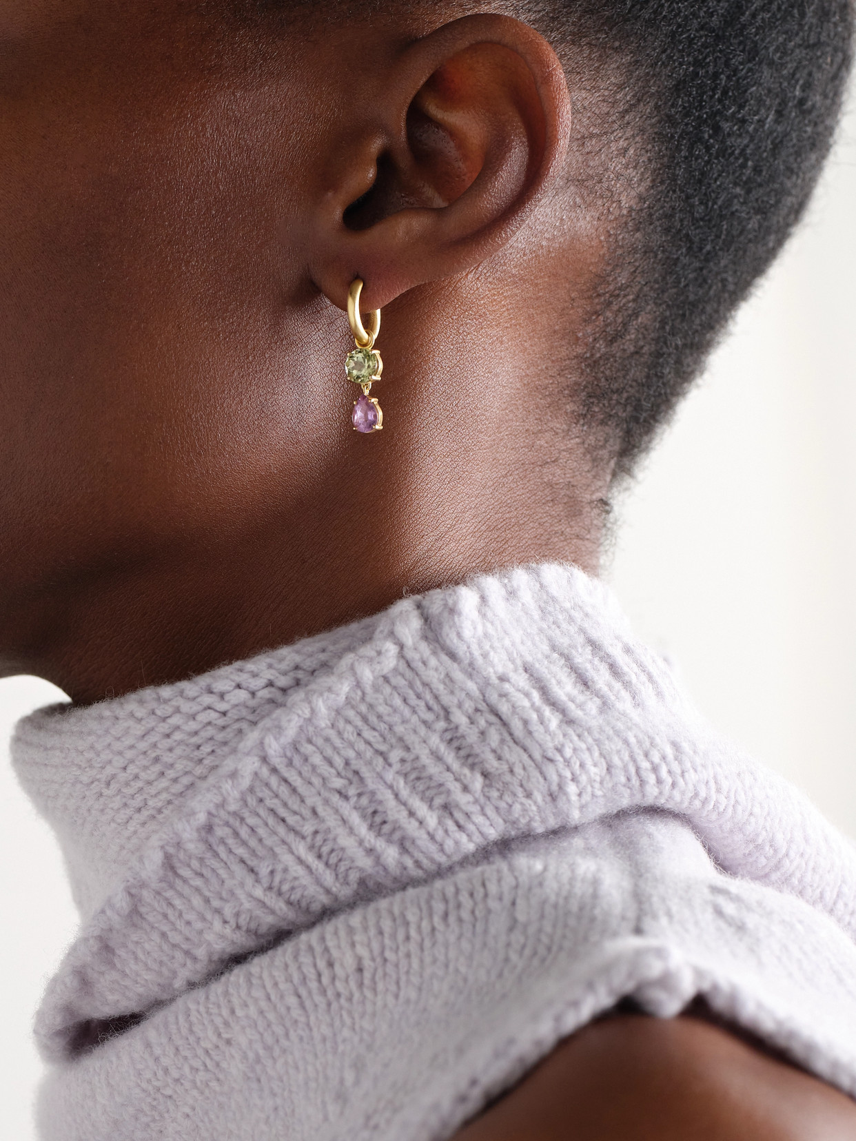 Irene Neuwirth Gemmy Gem 18-karat Gold Tourmaline Earrings In Gold