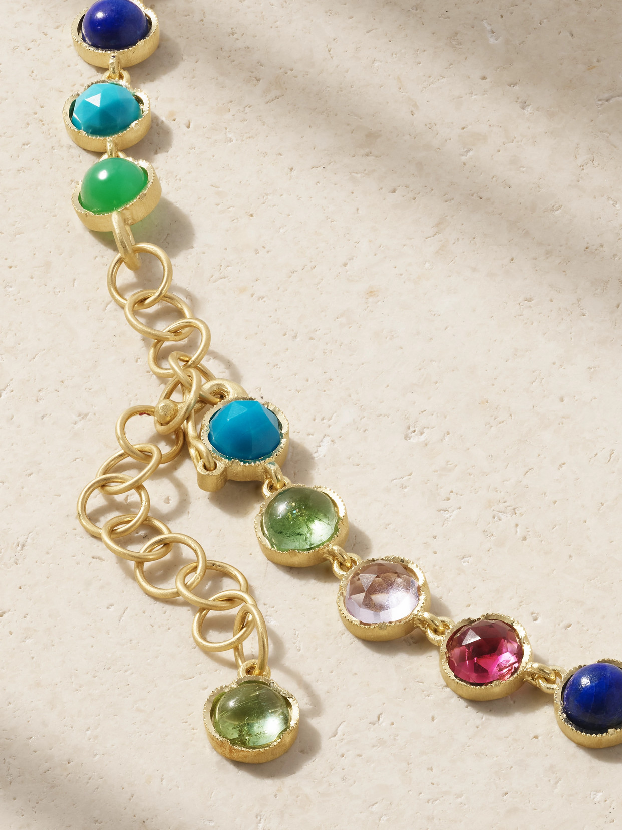 Irene Neuwirth Classic 18-karat Gold Multi-stone Necklace In Gold