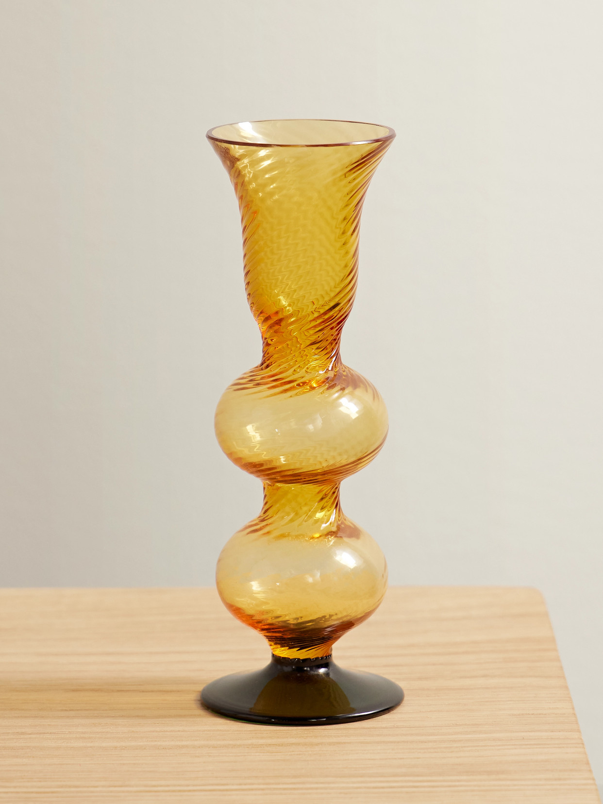 La DoubleJ - Baby Bubble Murano Glass Candle Stick - Yellow