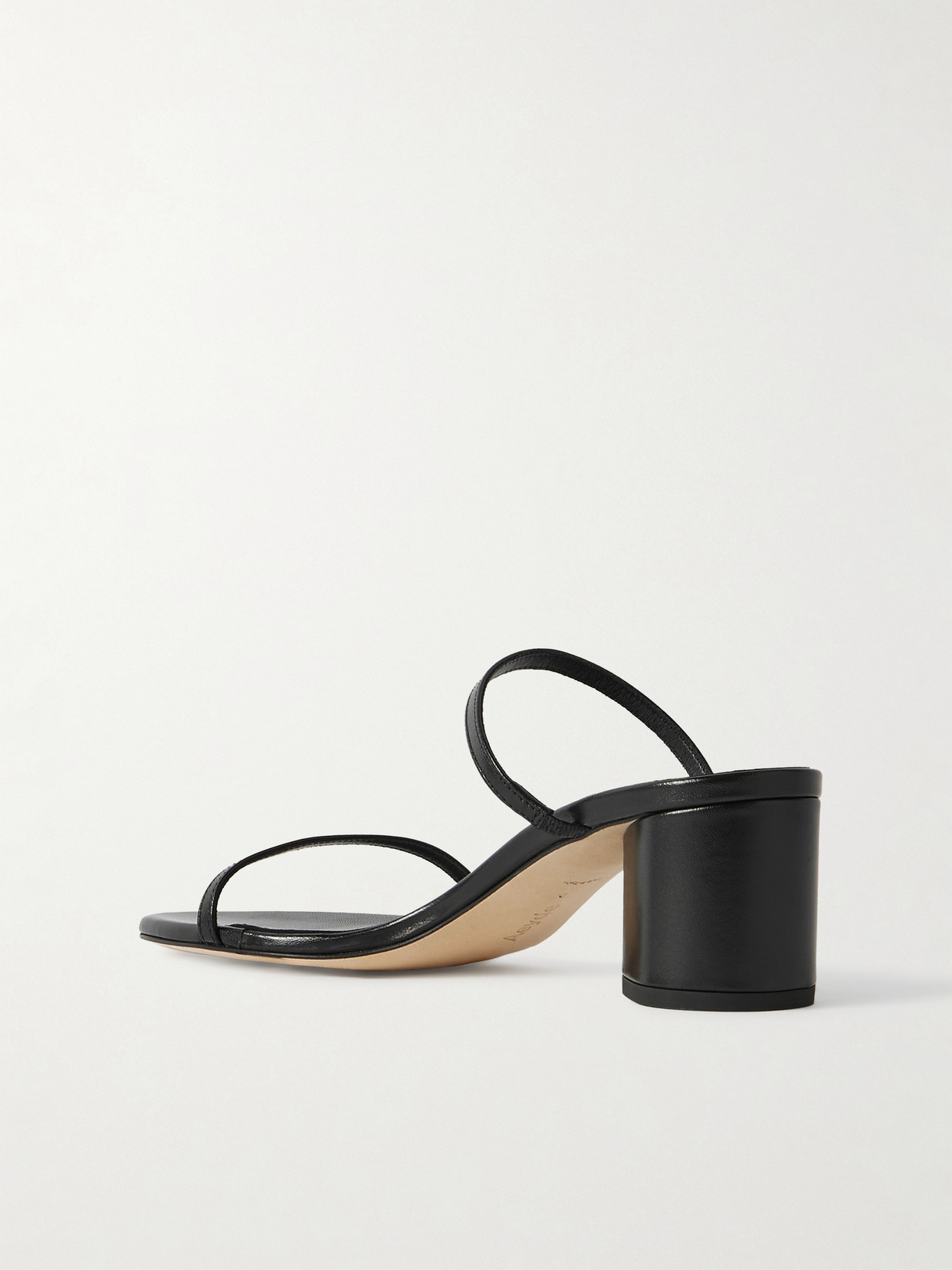 Shop Aeyde Annika Leather Mules In Black