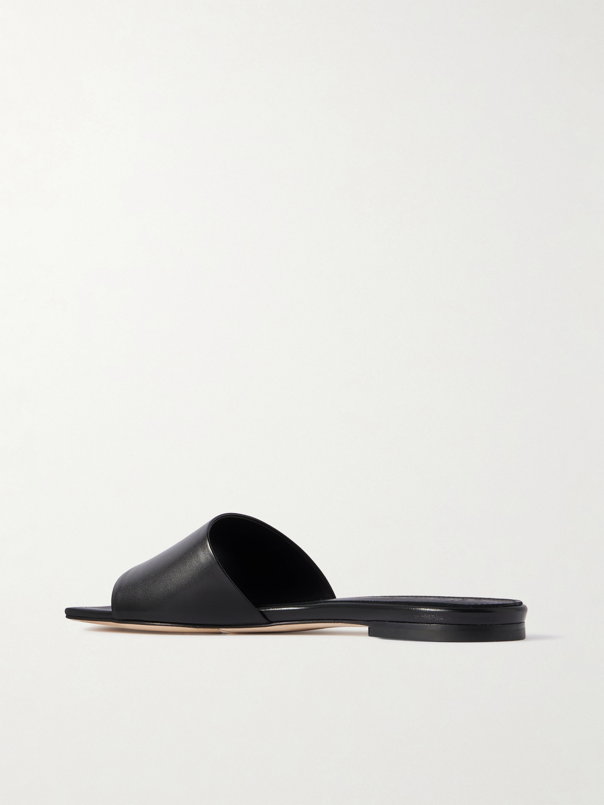 AEYDE Anna leather slides thumbnail