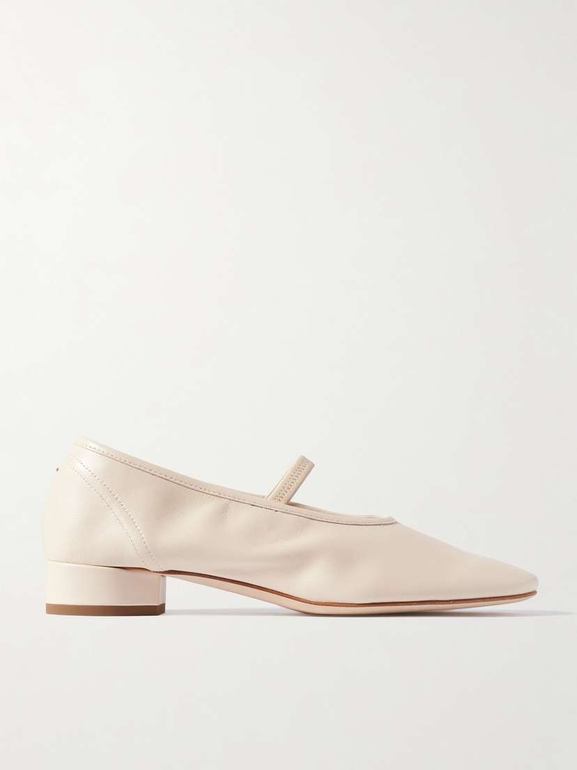 aeyde Pippa Leather Mary Jane Pumps