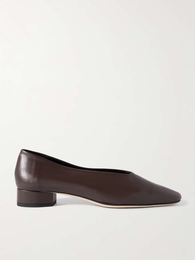 aeyde Delia Leather Pumps