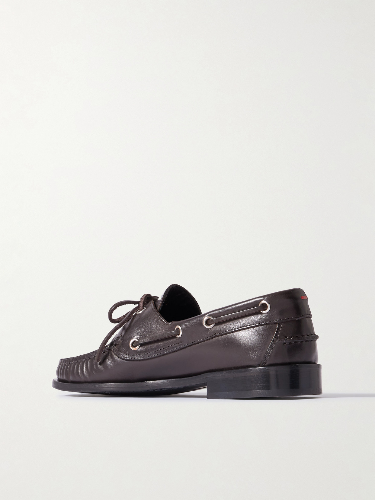 AEYDE HARRIS LEATHER BOAT SHOES