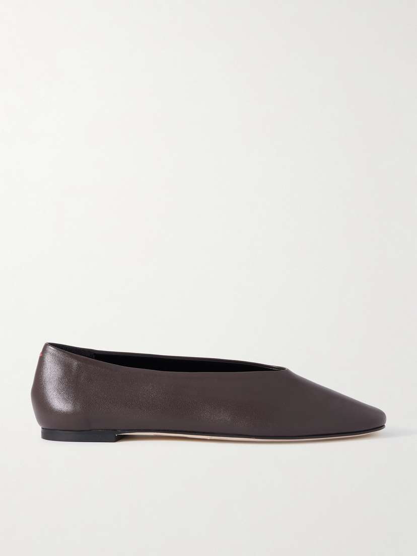 aeyde Kirsten Leather Ballet Flats