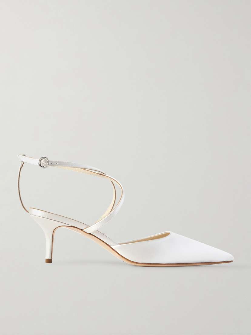 aeyde Salome Satin Pumps