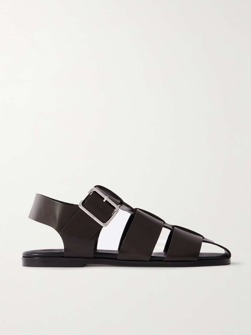 aeyde Whit Leather Sandals