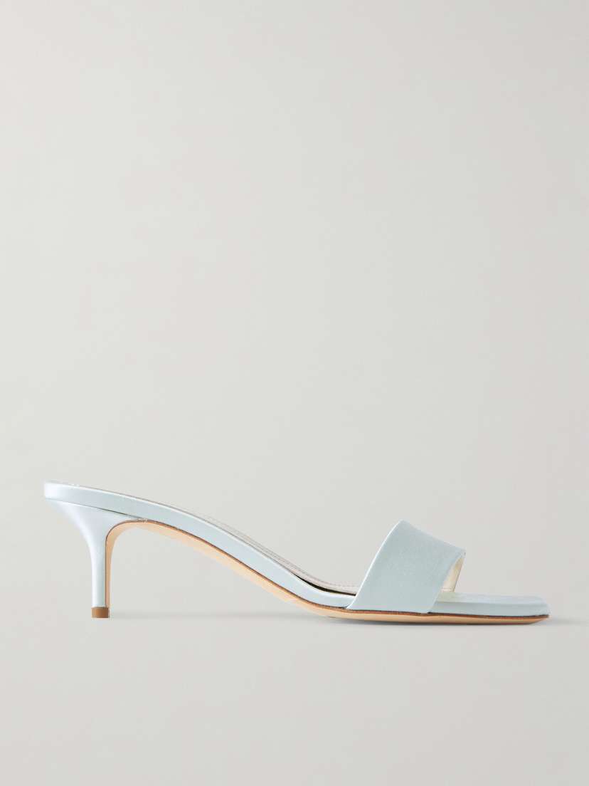 aeyde Ilvy Satin Mules