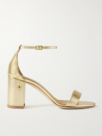 JENNIFER CHAMANDI Massimiliano 85 metallic leather sandals
