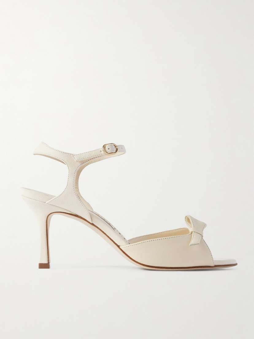 Manolo Blahnik Limosan 70 Leather Sandals