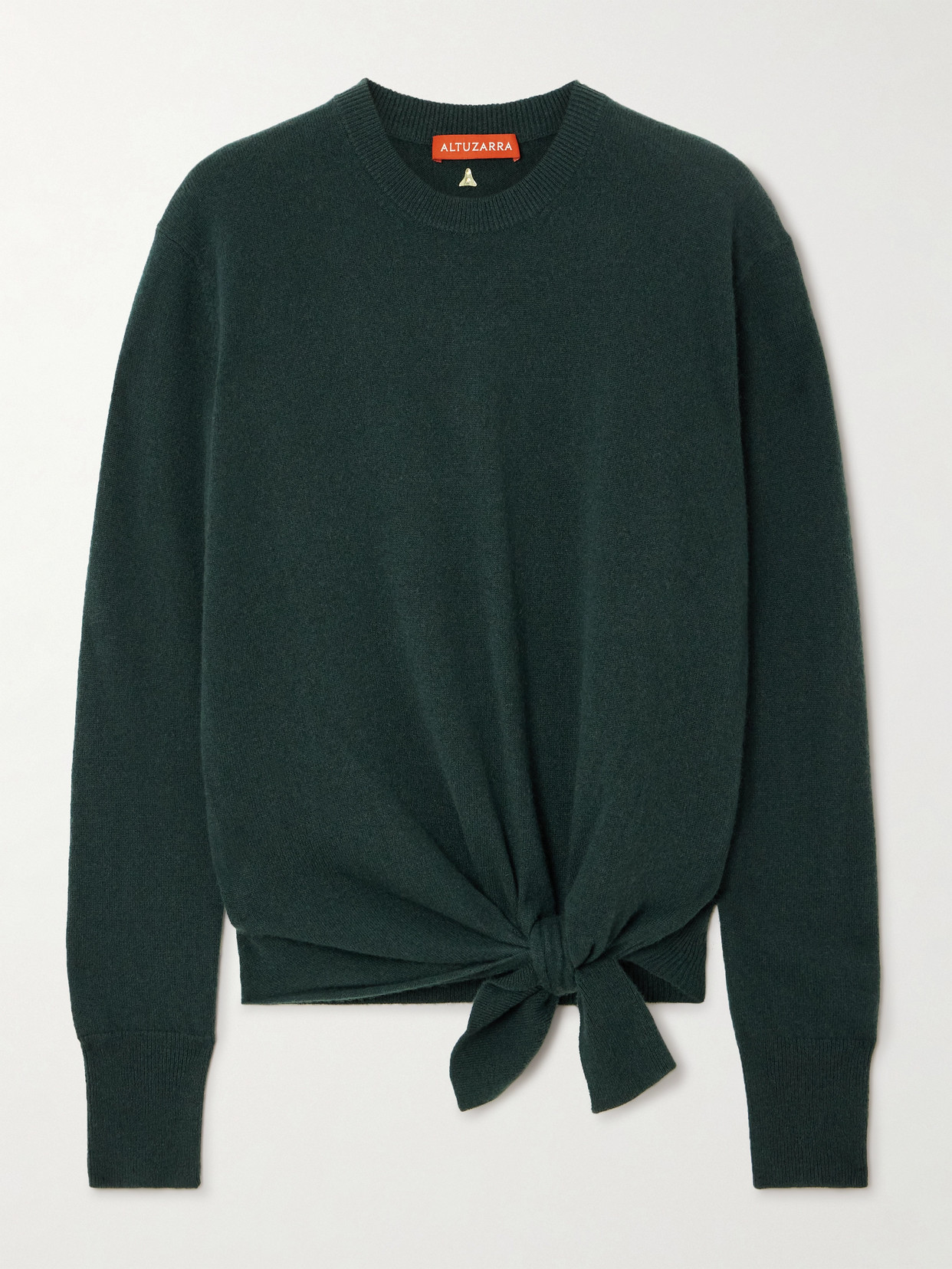 Altuzarra Nalini Knotted Cashmere Sweater In Blue