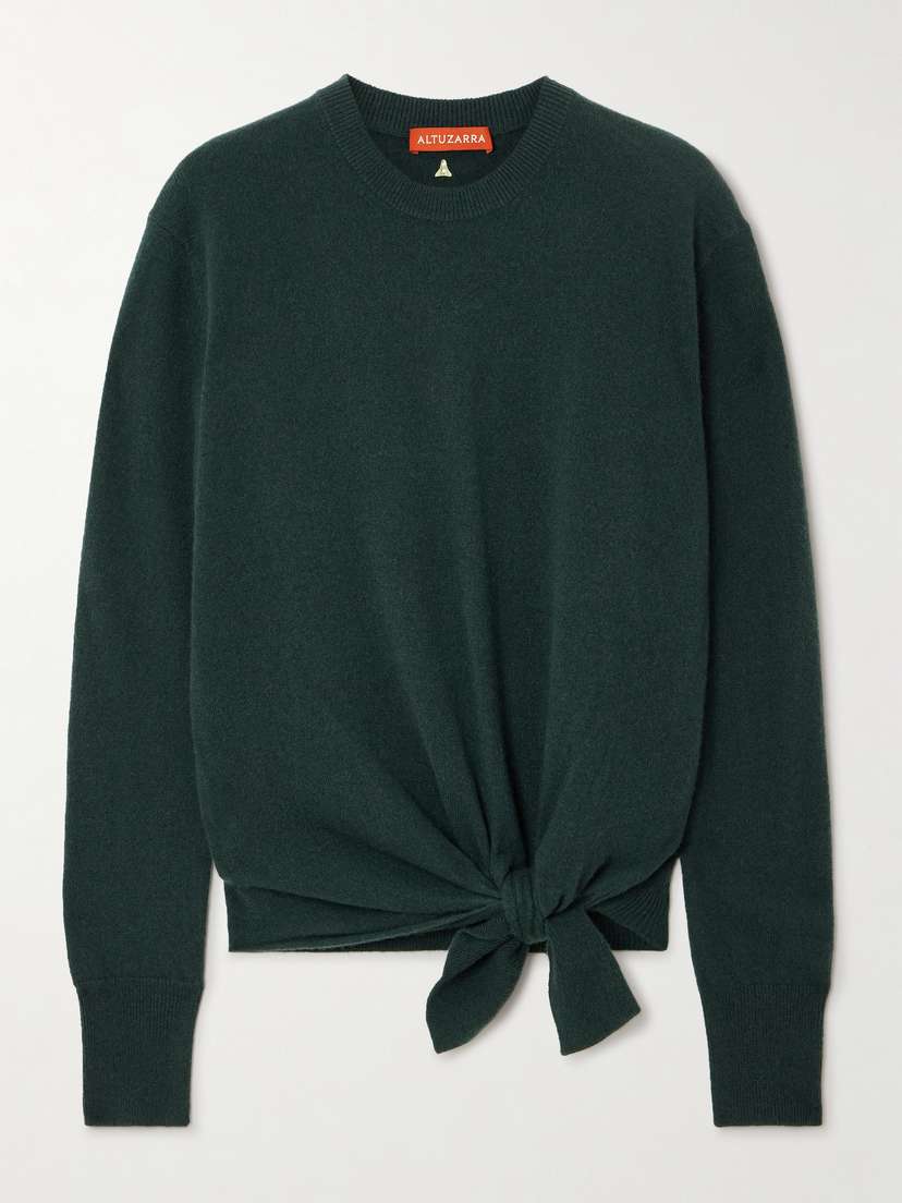 Altuzarra Nalini Knotted Cashmere Sweater