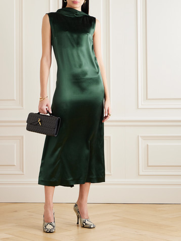 Altuzarra Sethie open-back silk-satin midi dress