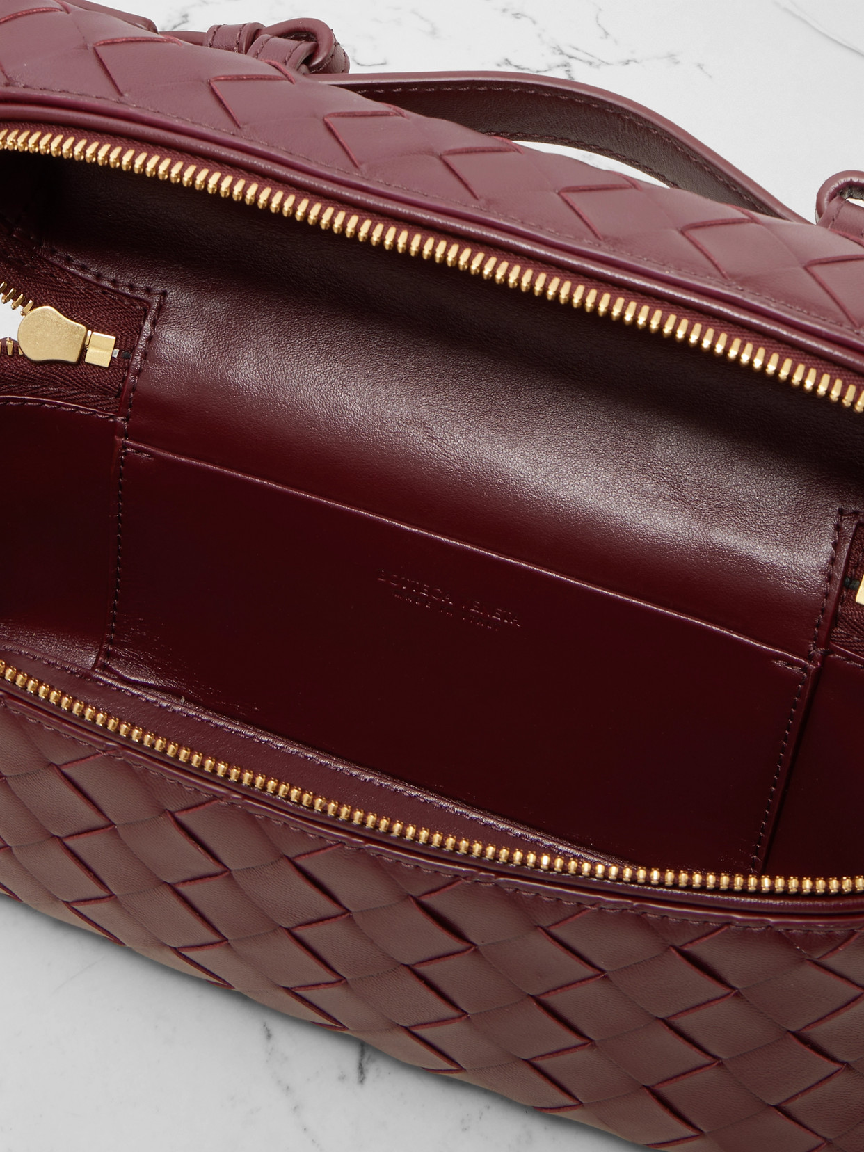 Bang Bang Intrecciato Leather Tote
