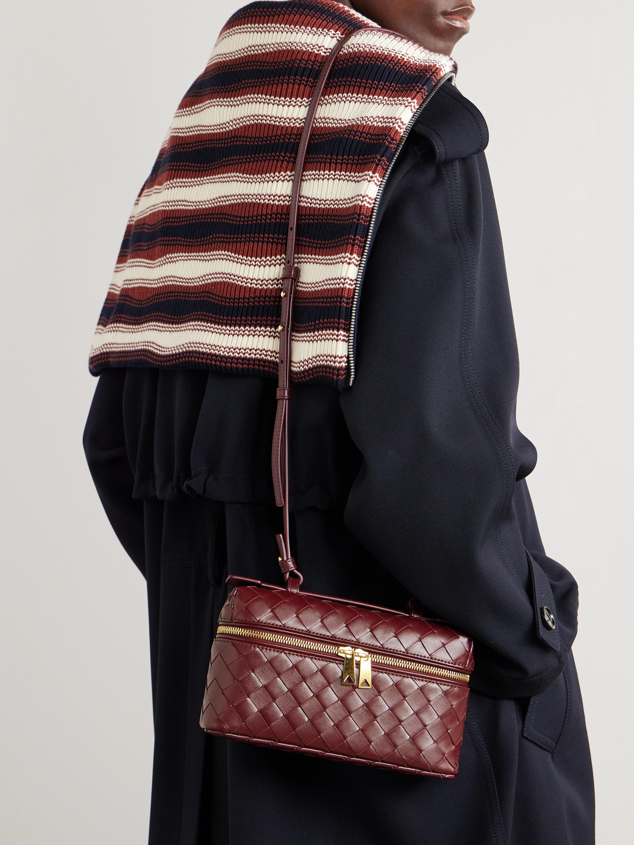 Bang Bang Intrecciato Leather Tote