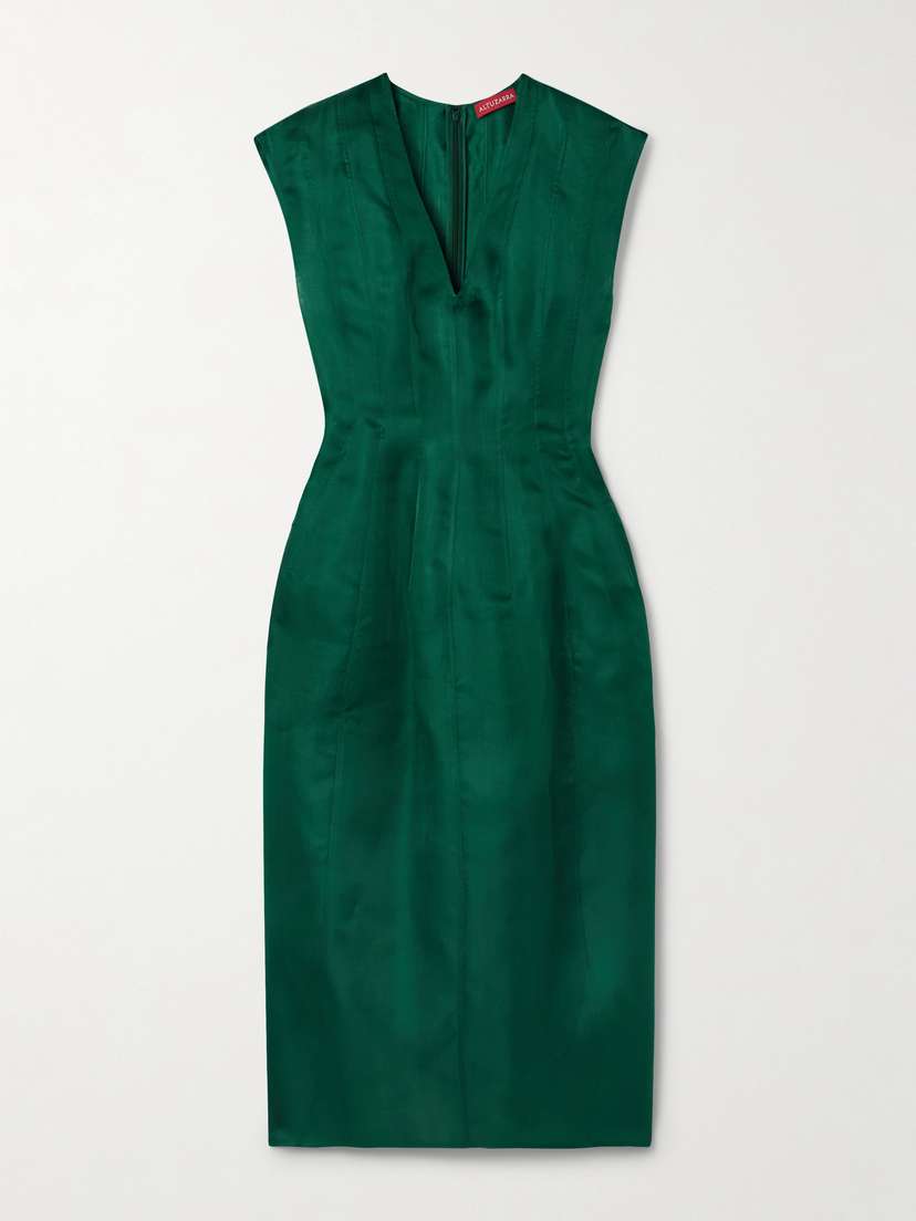 Altuzarra Bichette Silk-organza Midi Dress